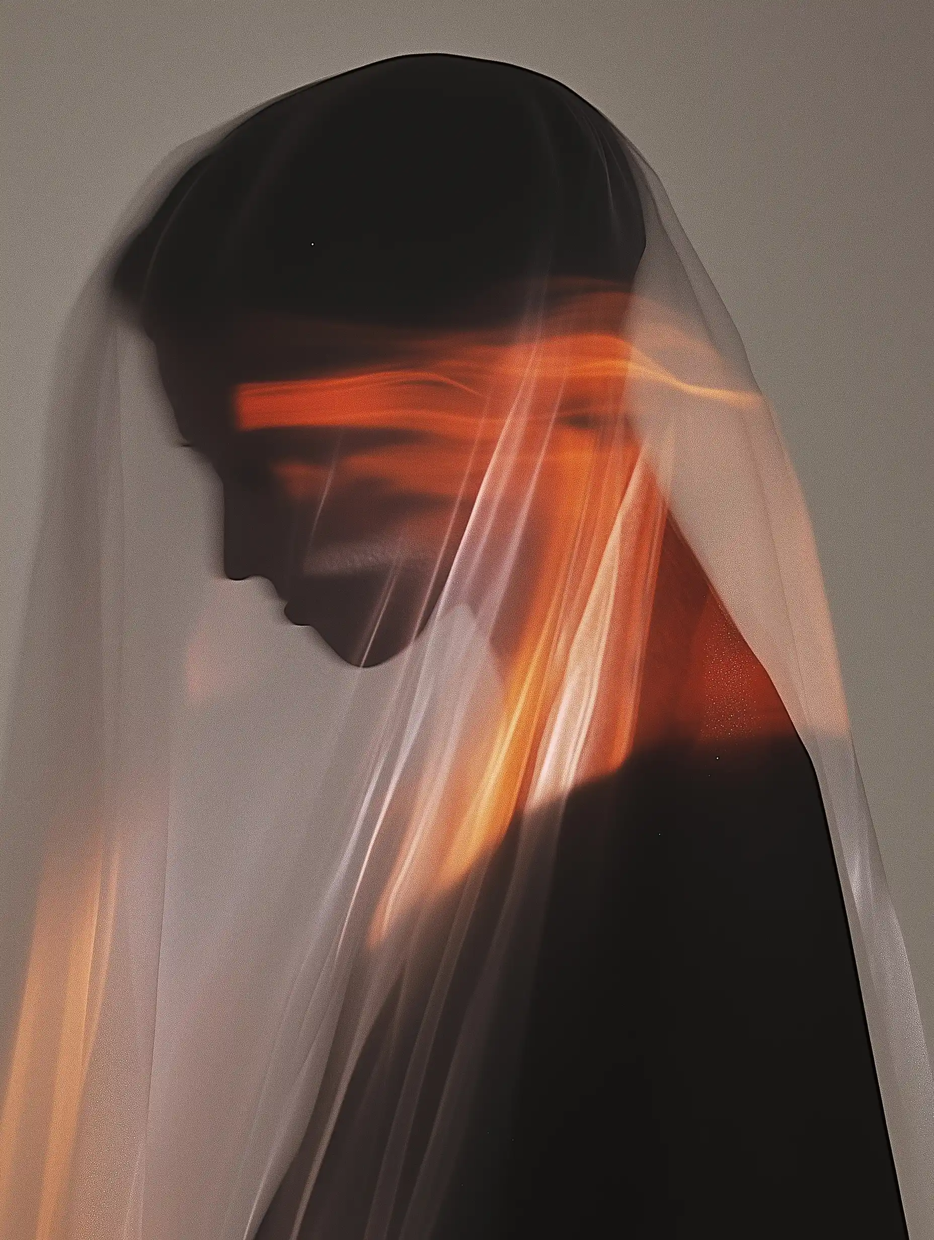 Abstract Mannequin Veiled Portrait Midjourney提示词