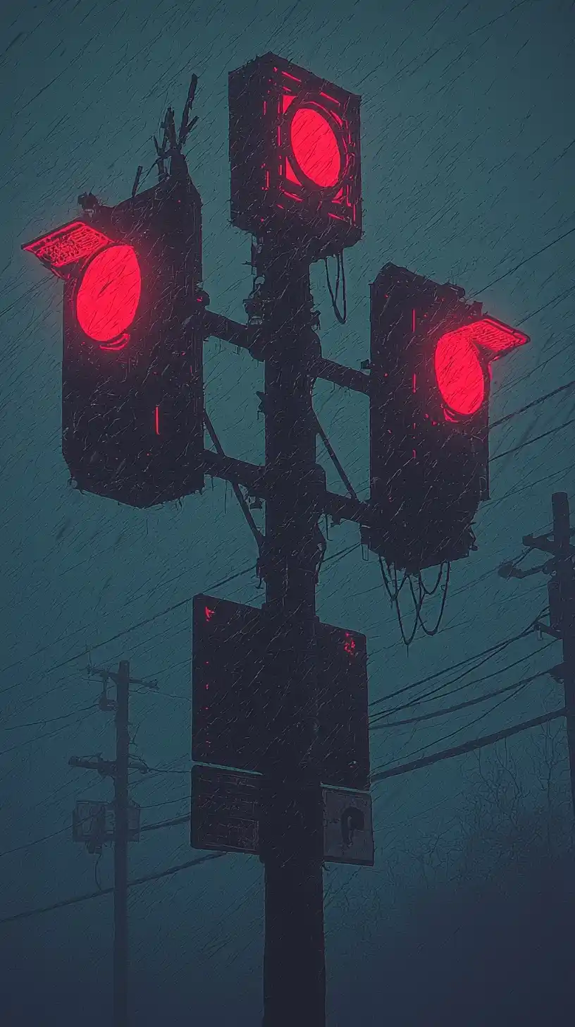 Dizzy Polaroid with Neon Aesthetic Midjourney提示词