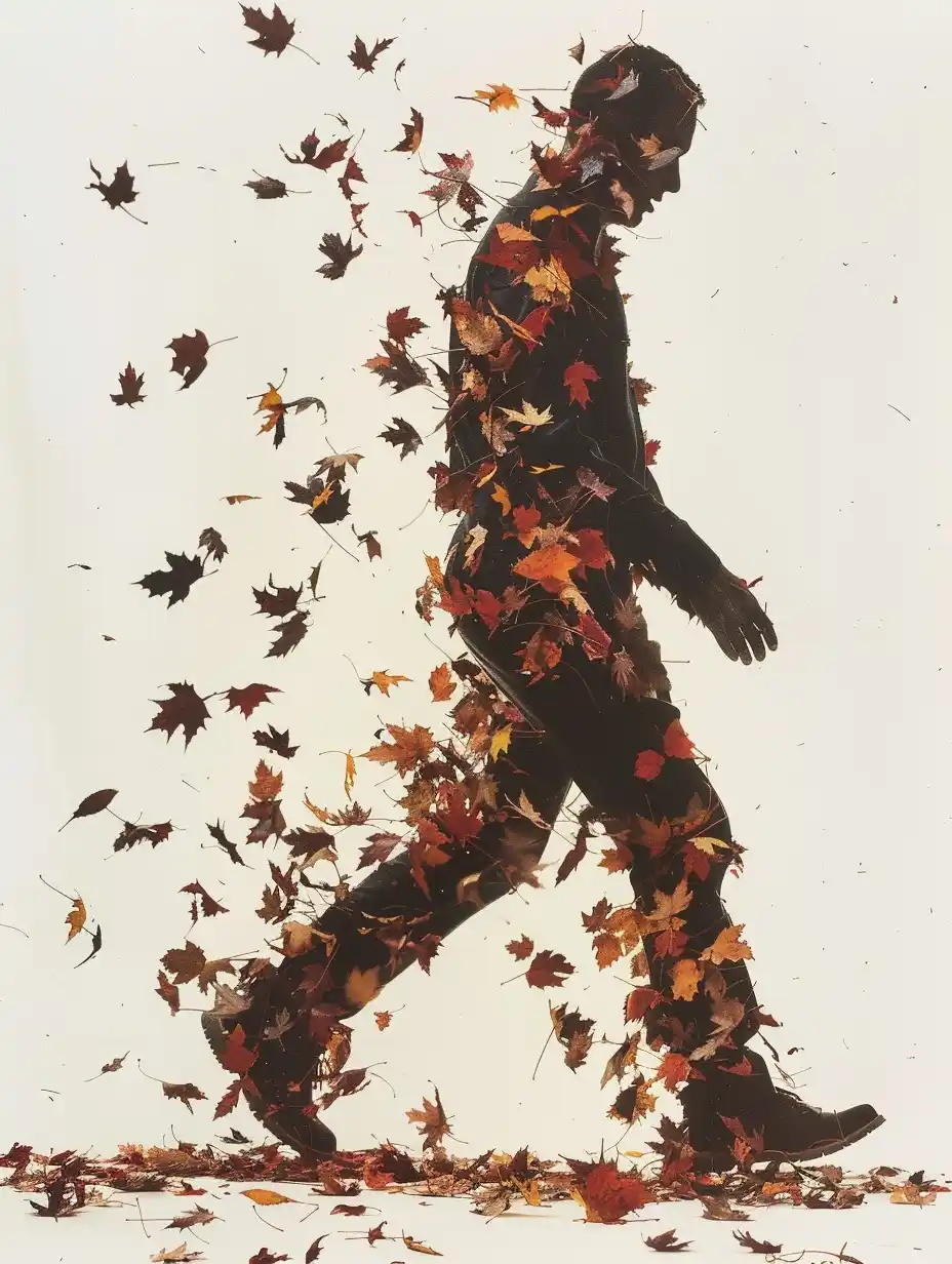 Leaf Man in Symmetry Midjourney提示词
