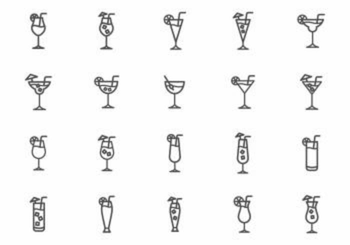 免费的Mocktail矢量