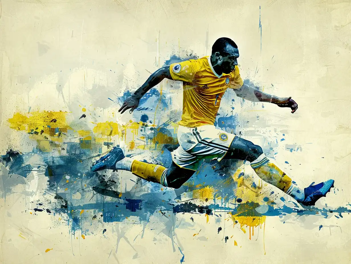 Photorealistic Soccer Score Midjourney提示词