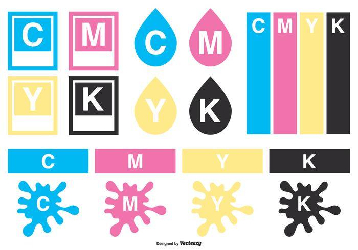 CMYK向量元素集合