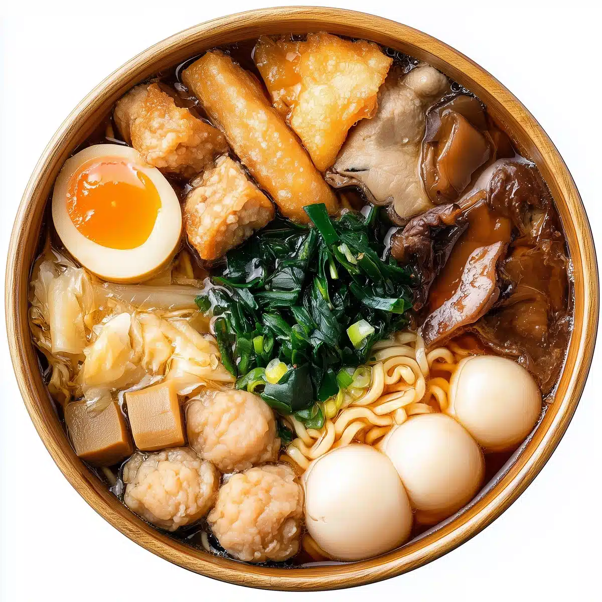 Ramen Bowl with Oden Midjourney提示词