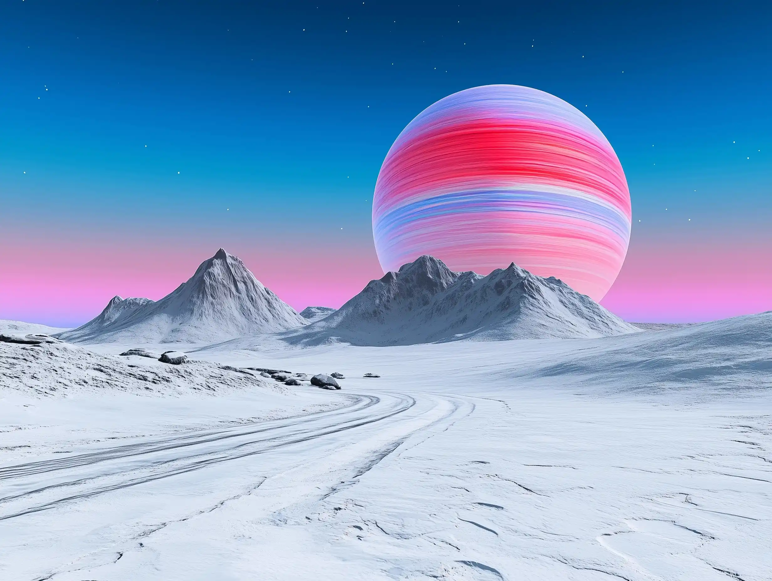 Artistic Earth Horizon Curve Midjourney提示词