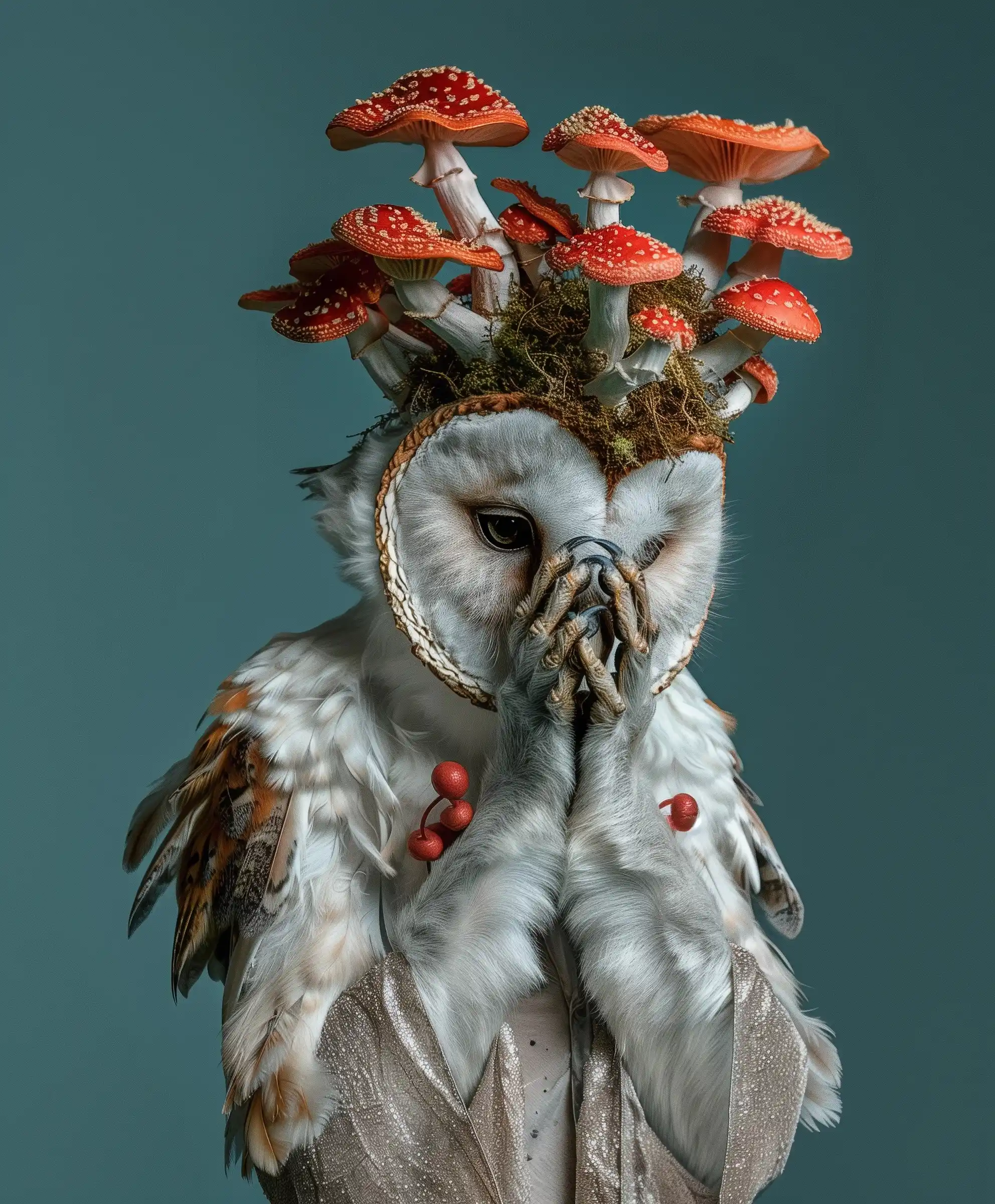 Baroque Animal Studio Portrait Midjourney 提示词生成效果