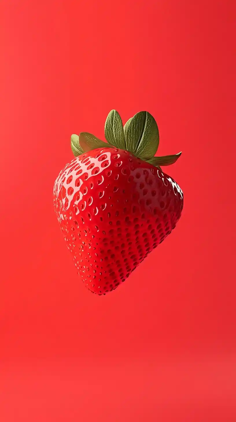 Ultra-Resolution Strawberry Close-Up Midjourney 提示词生成效果