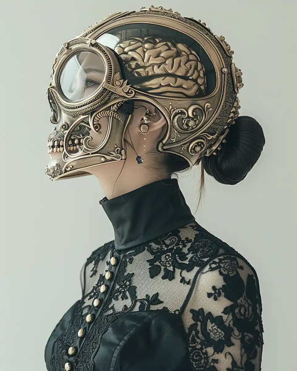 Absurd Brains in Cyberpunk Midjourney提示词