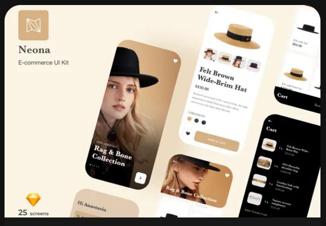 Neona E-Commerce Fashion App UI Kit