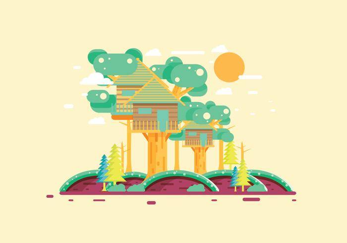 树上小屋2向量