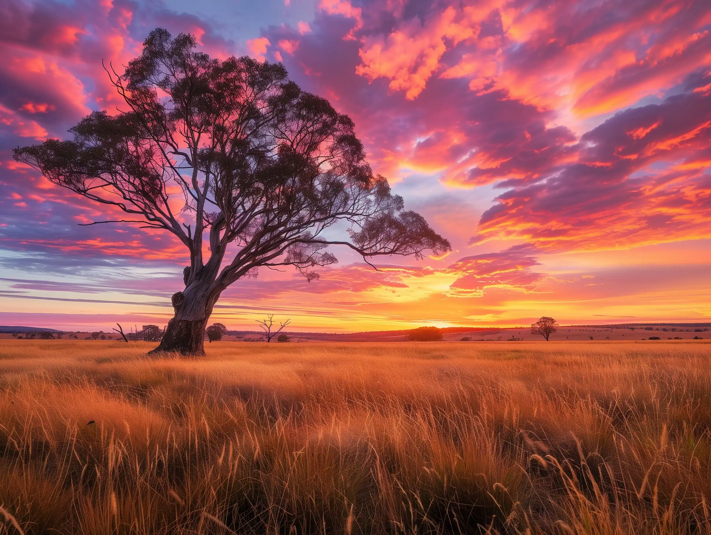 Outback Red Gums Photo Midjourney提示词