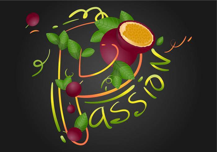 百香果矢量图