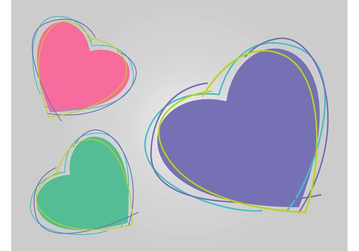 心脏涂鸦