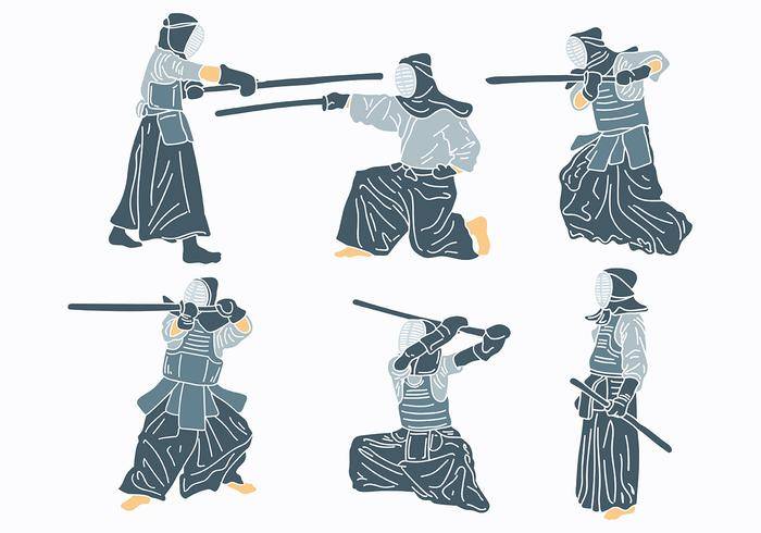 免费剑道图标矢量