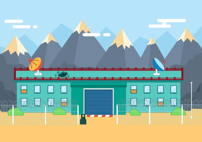免费平安全建筑矢量图