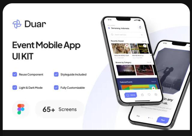 Duar - Event Mobile App UI Kit