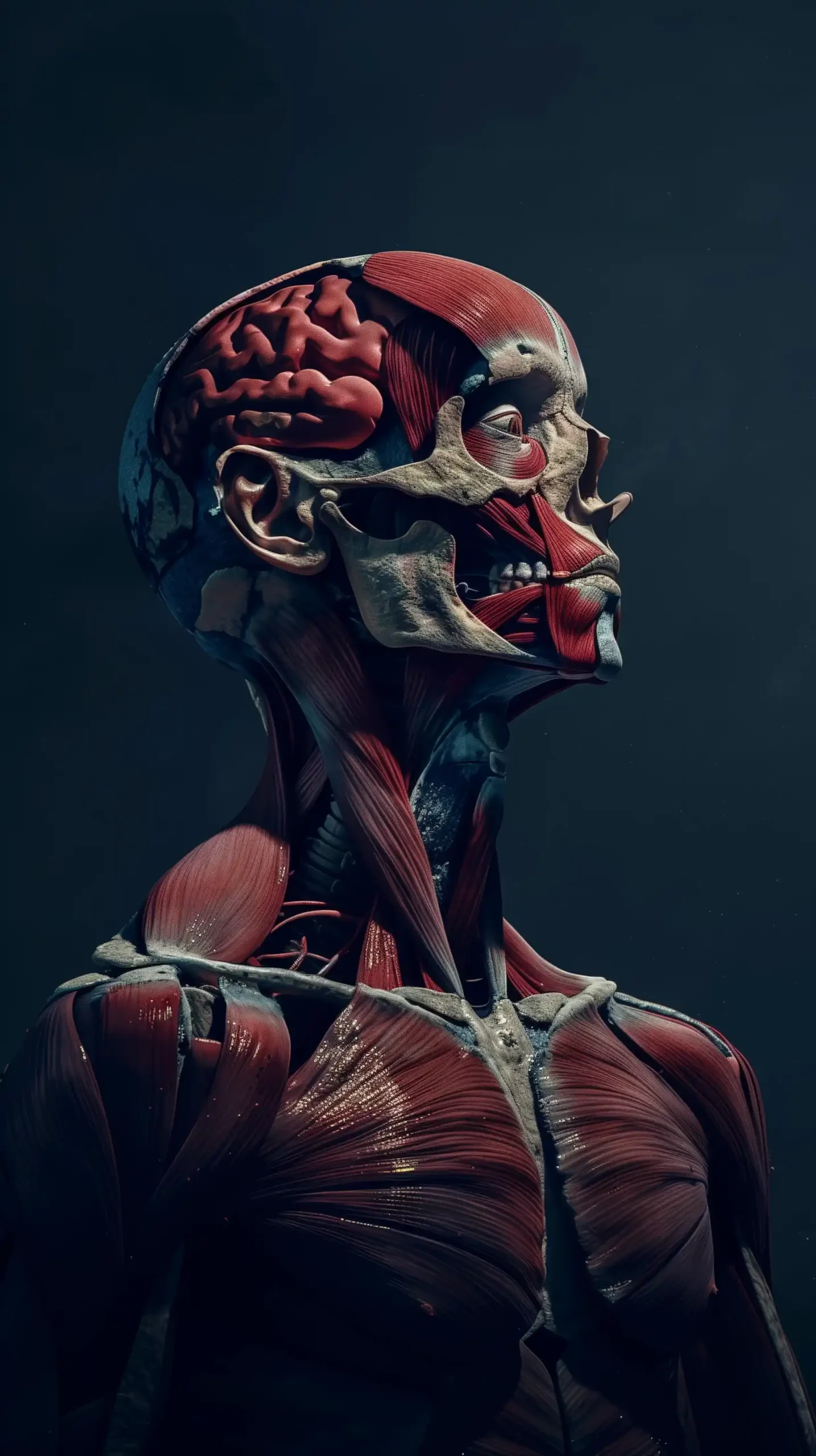 Realistic Anatomy on Dark Midjourney提示词