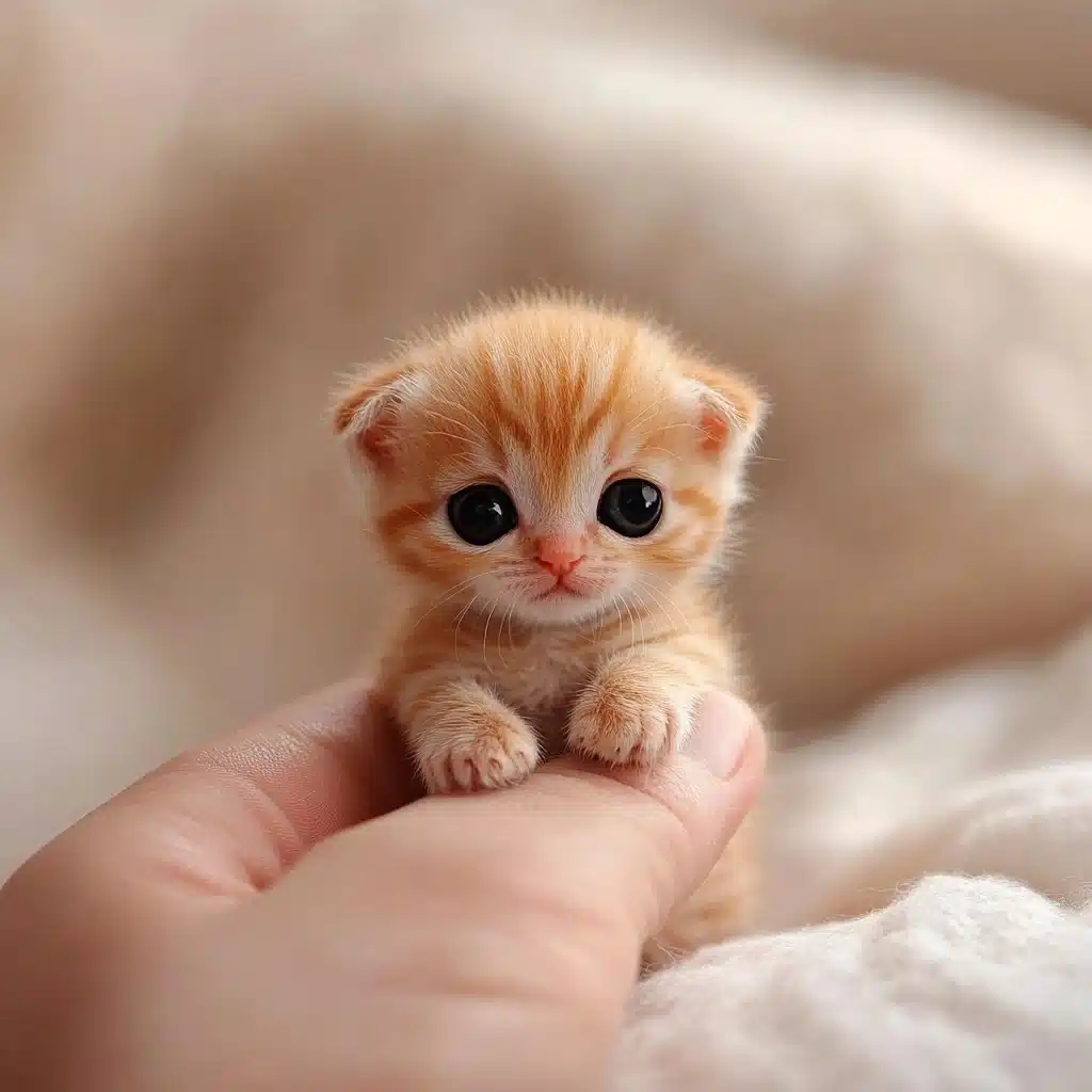 Tiny Ginger Kitten Photography Midjourney提示词