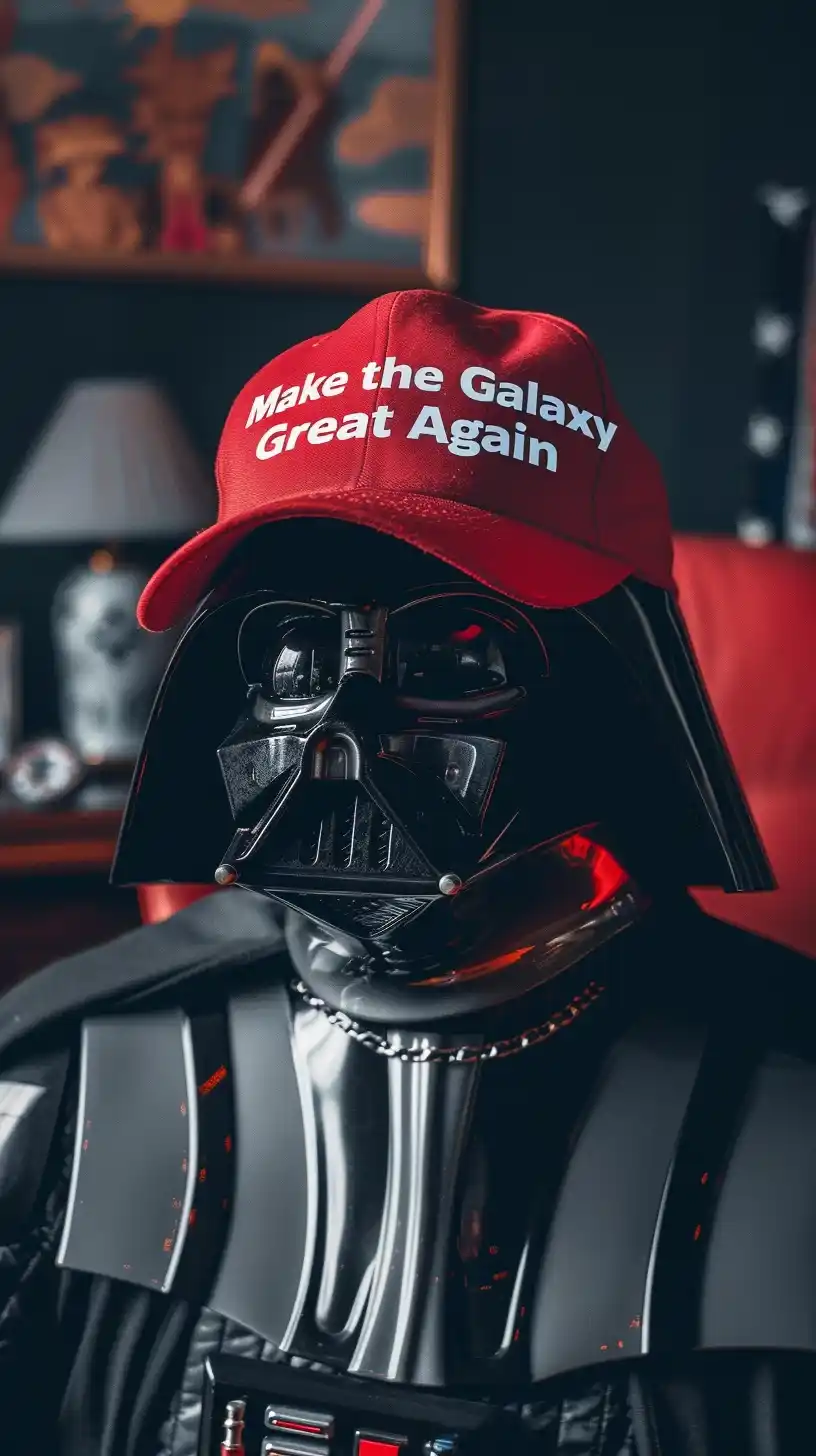 Graphic Darth Vader Hat Midjourney提示词