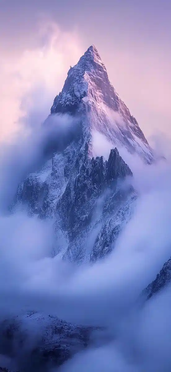 Foggy Cloud Waterfall Photography Midjourney提示词