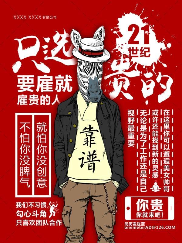人才招聘海报