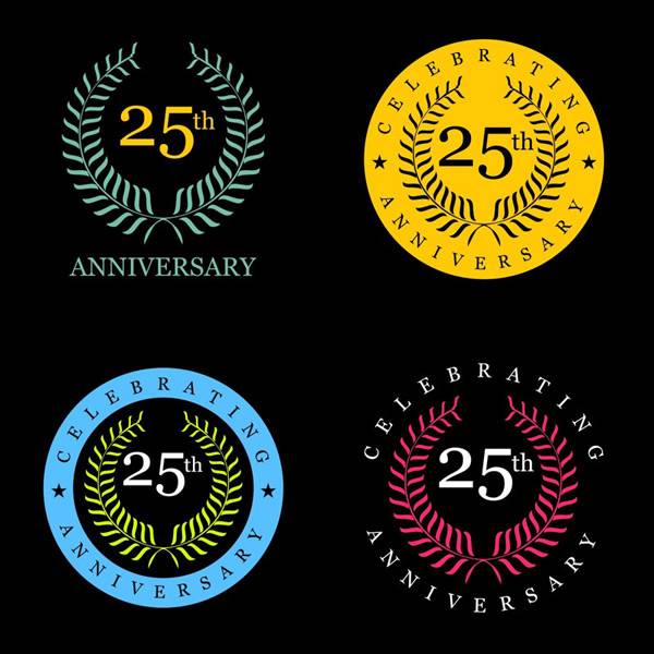25周年纪念徽章