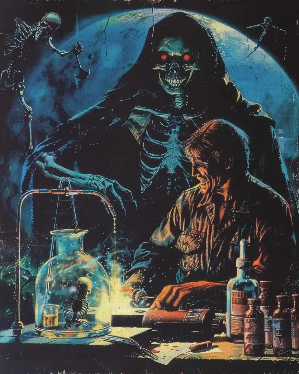 Dark Fantasy Pharmacist Creation Midjourney提示词