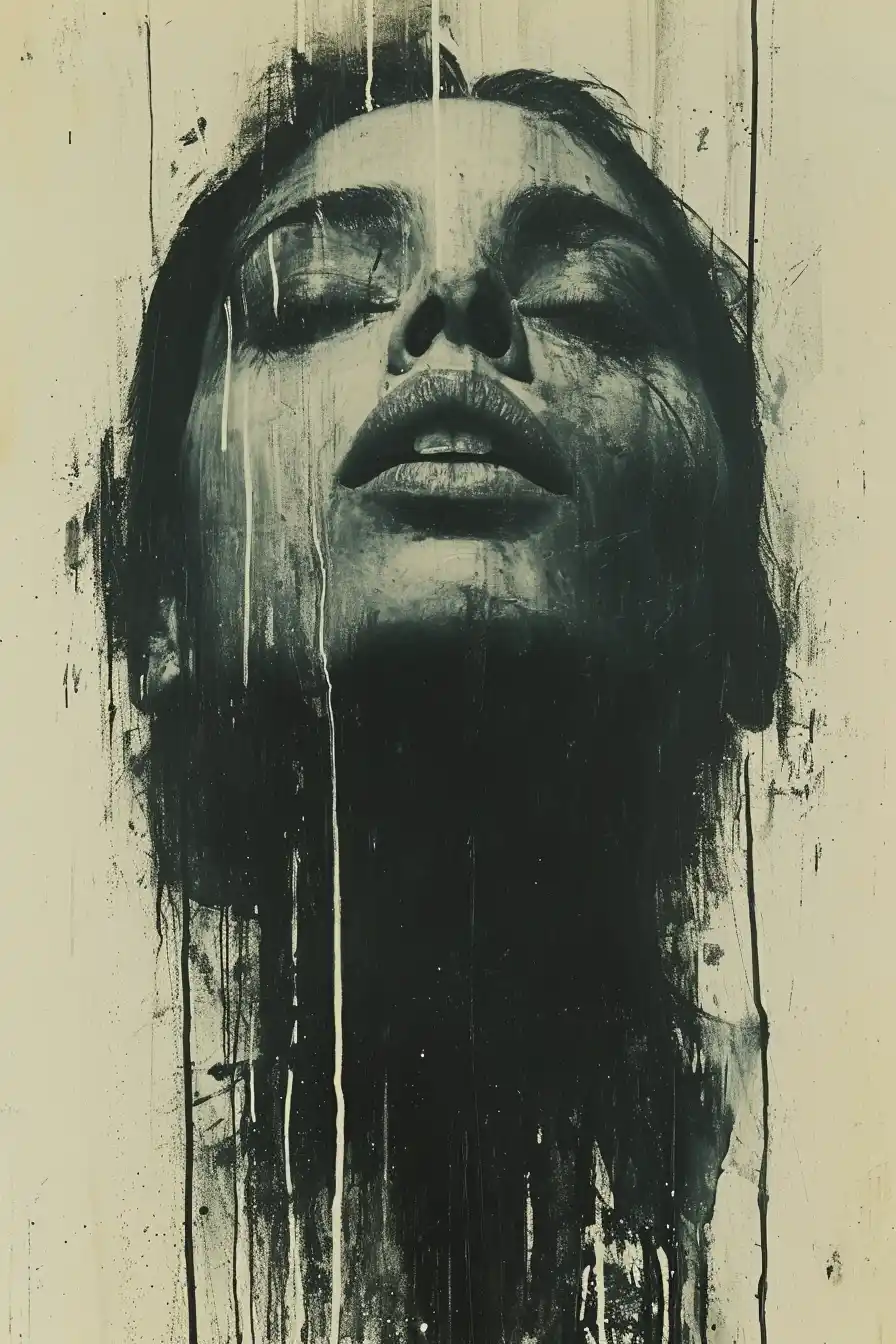 Insomnia in Monochrome Midjourney提示词