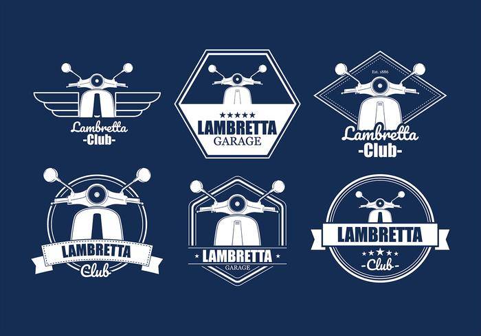 Lambretta徽章免费矢量