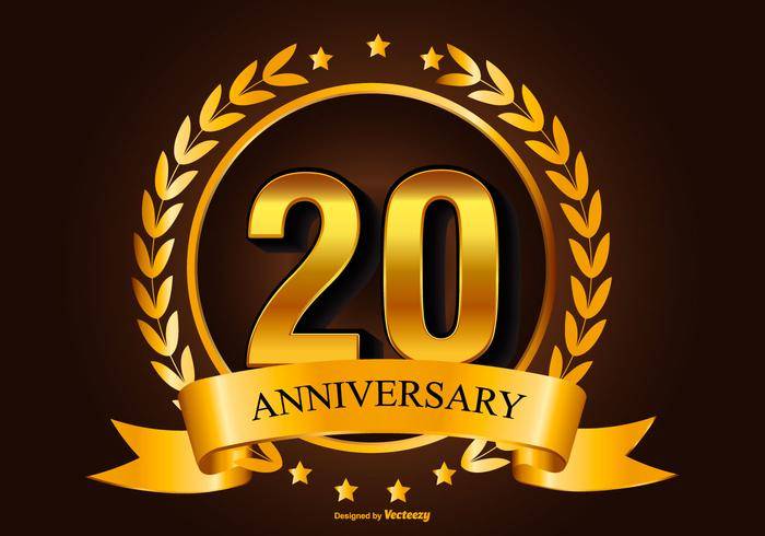 金20周年插画