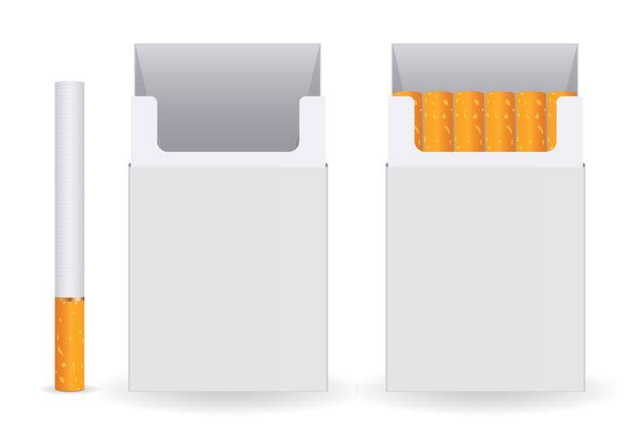 免费包的香烟矢量