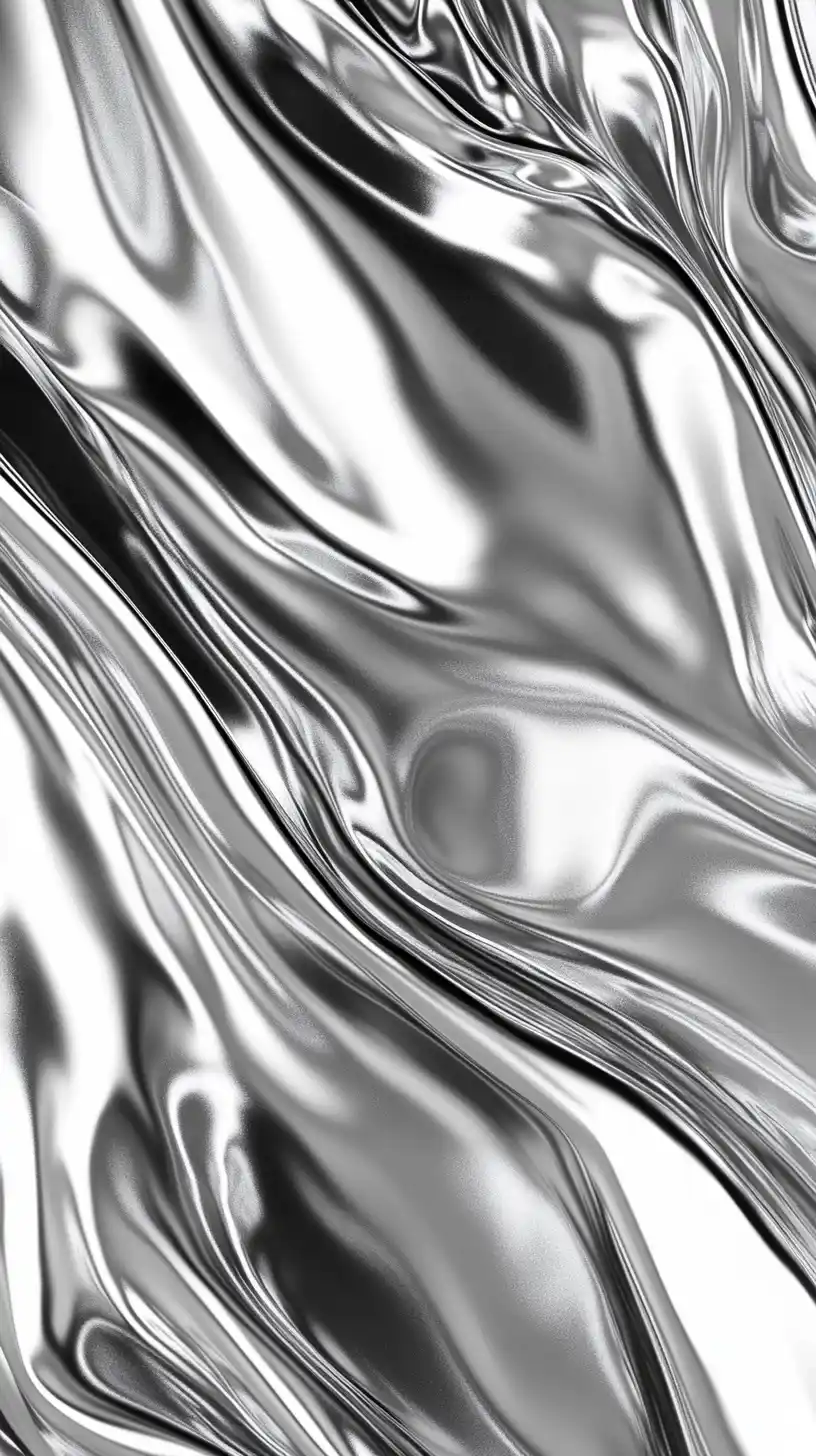 Hyperrealistic Liquid Metal Waves Midjourney提示词