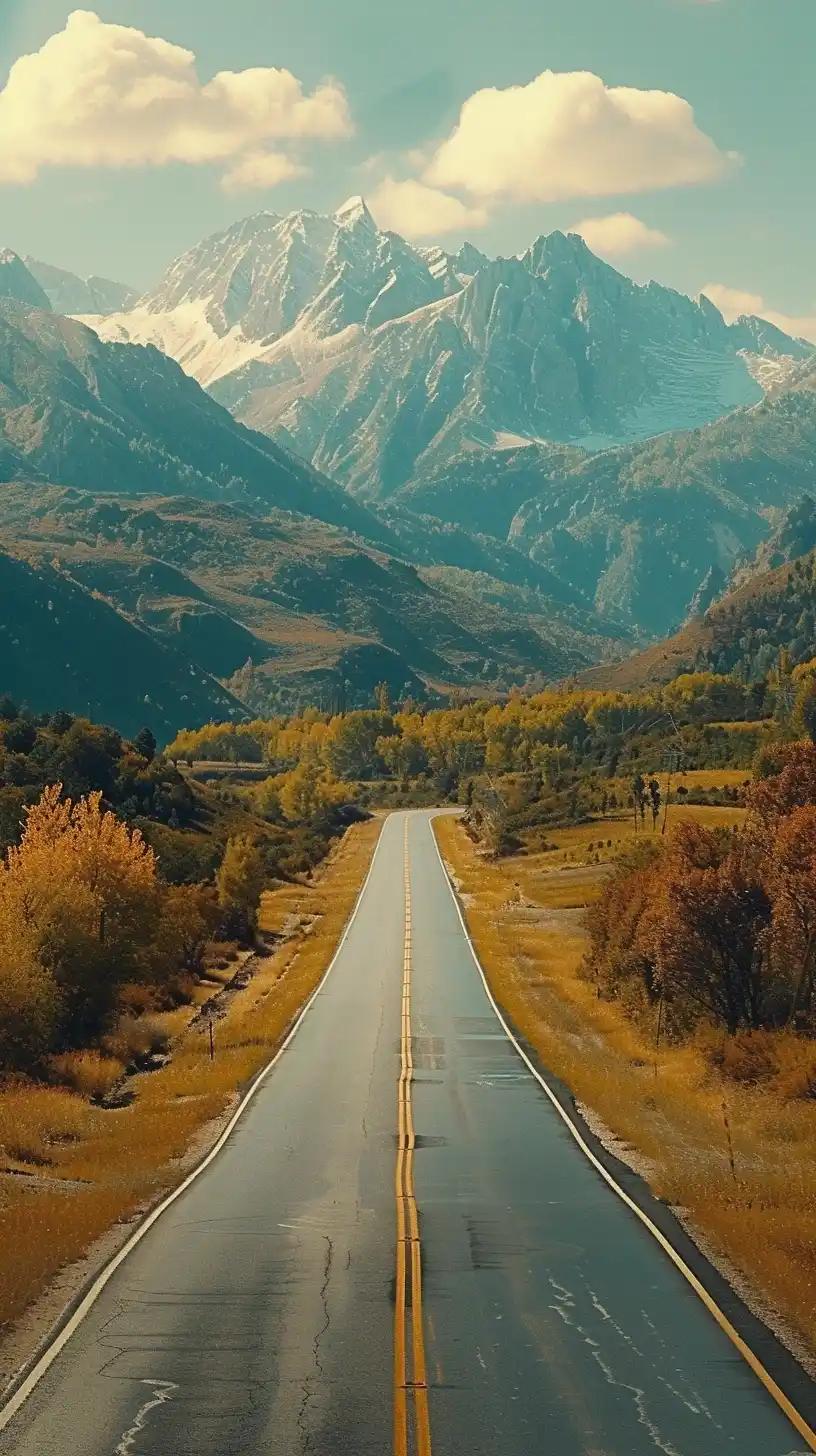 Highway Prospect Wong Kar Wai Prairie Midjourney 提示词生成效果