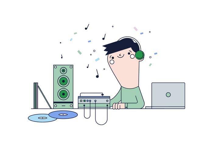 免费的Dj矢量