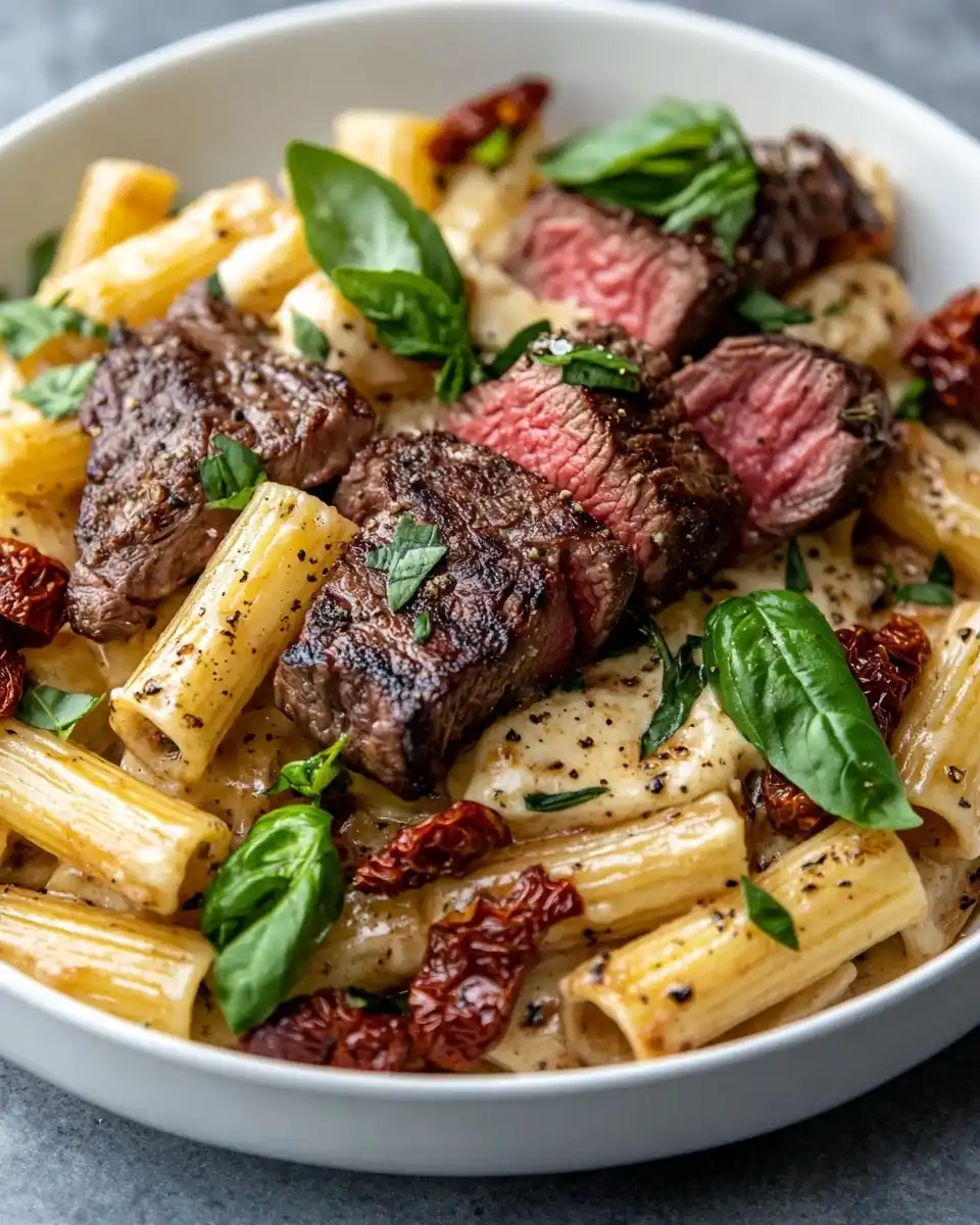Italian Steak and Pasta Photography Midjourney提示词
