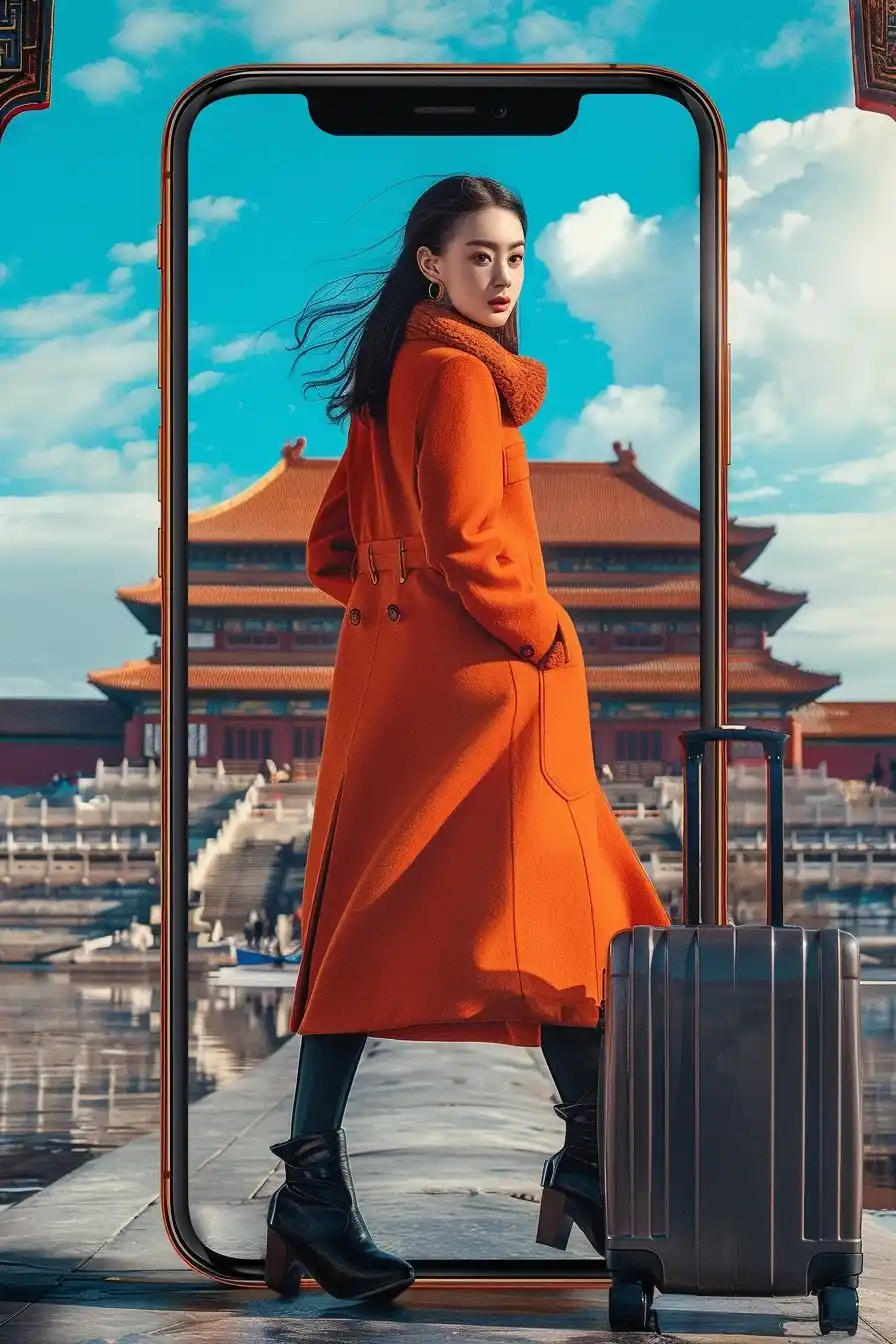 Realistic Asian Travel Ad Midjourney提示词