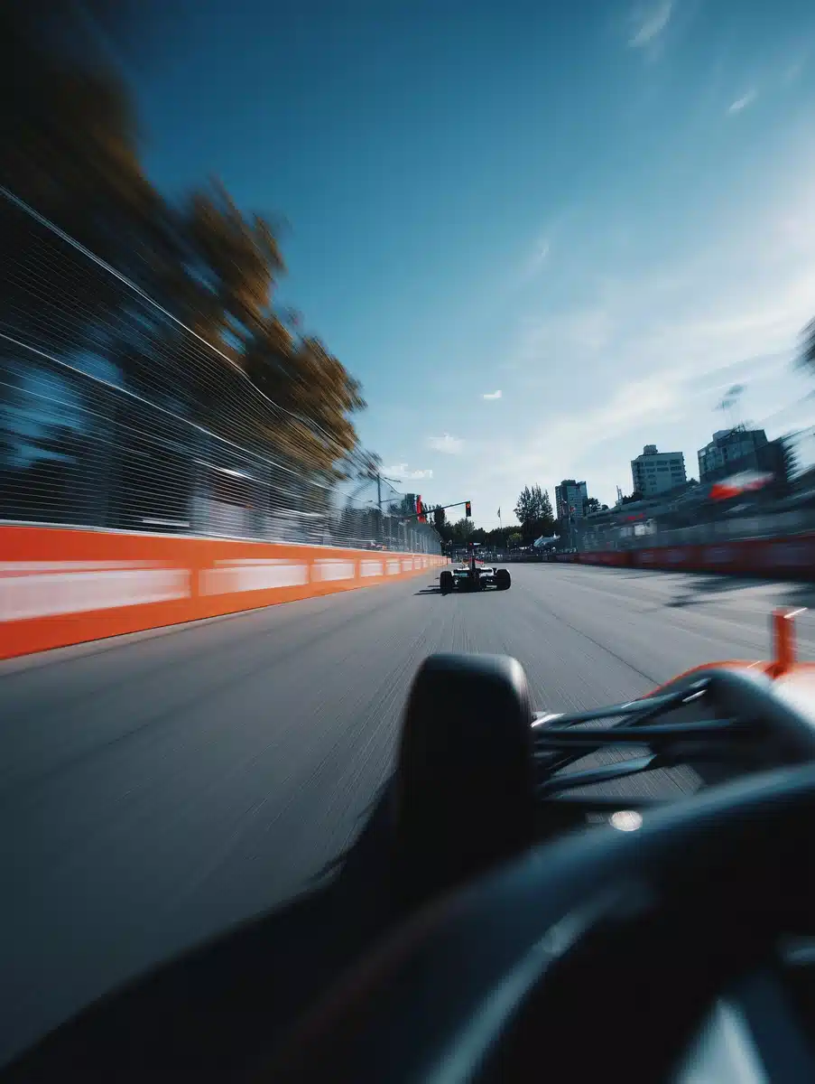 Dynamic Track Perspective Midjourney提示词