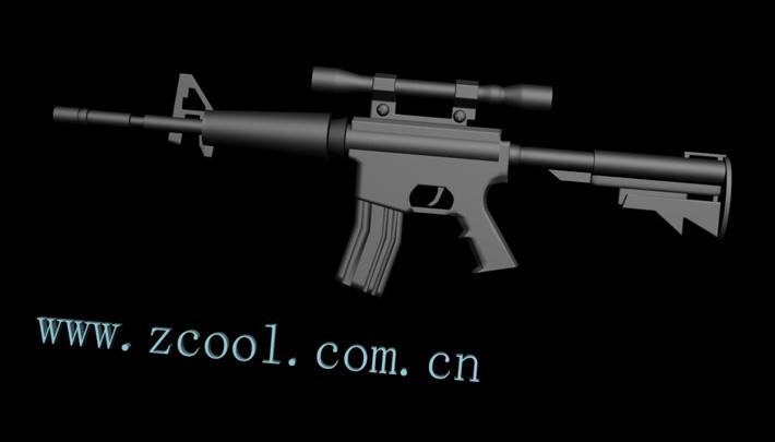 武器枪3D素材