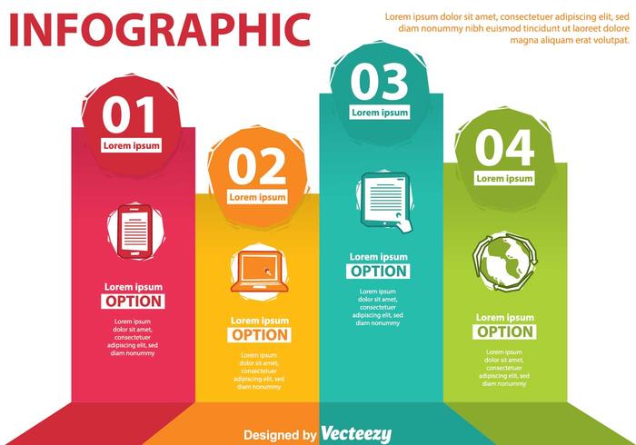 技术Infographic矢量