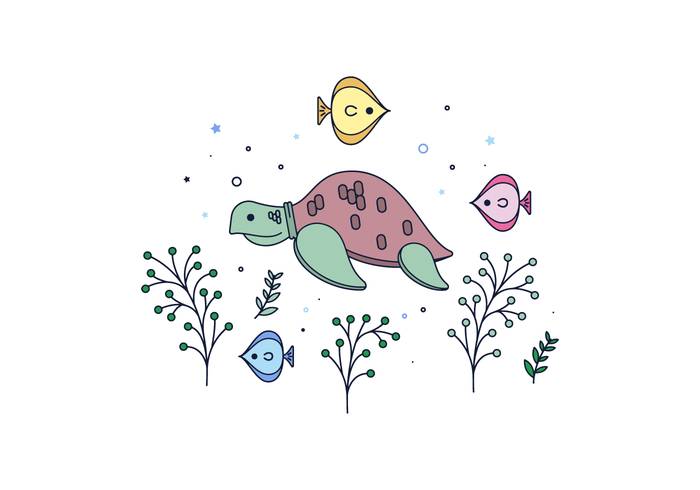 免费的海龟矢量