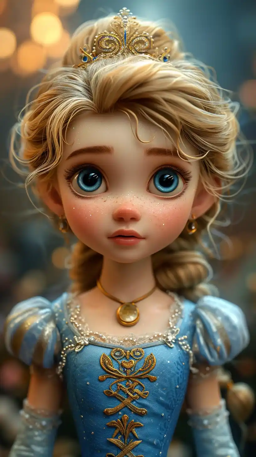 Cinderella Disney Hybrid Midjourney提示词