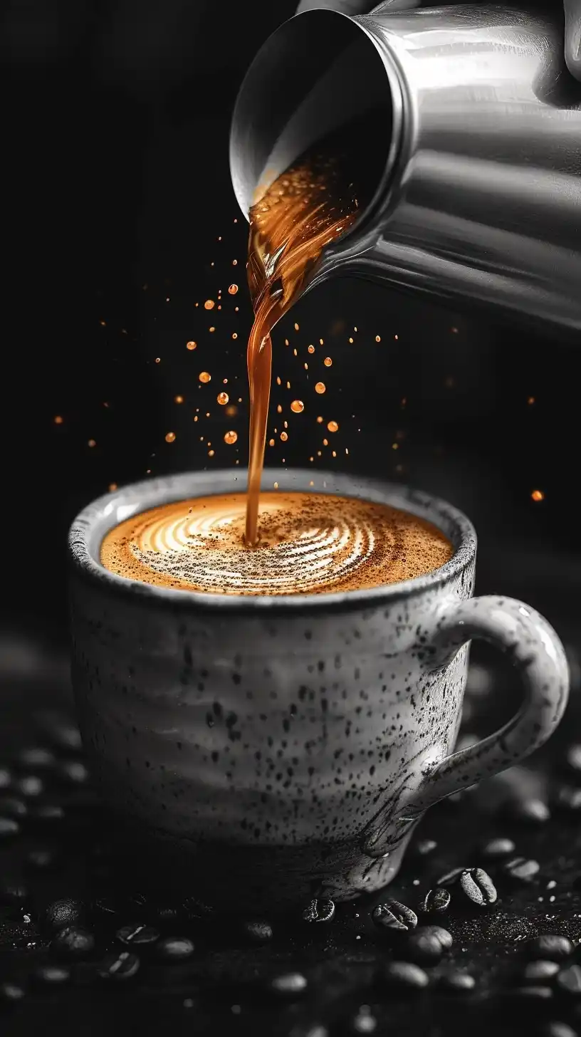 Pour-Over Kettle Comic Midjourney提示词