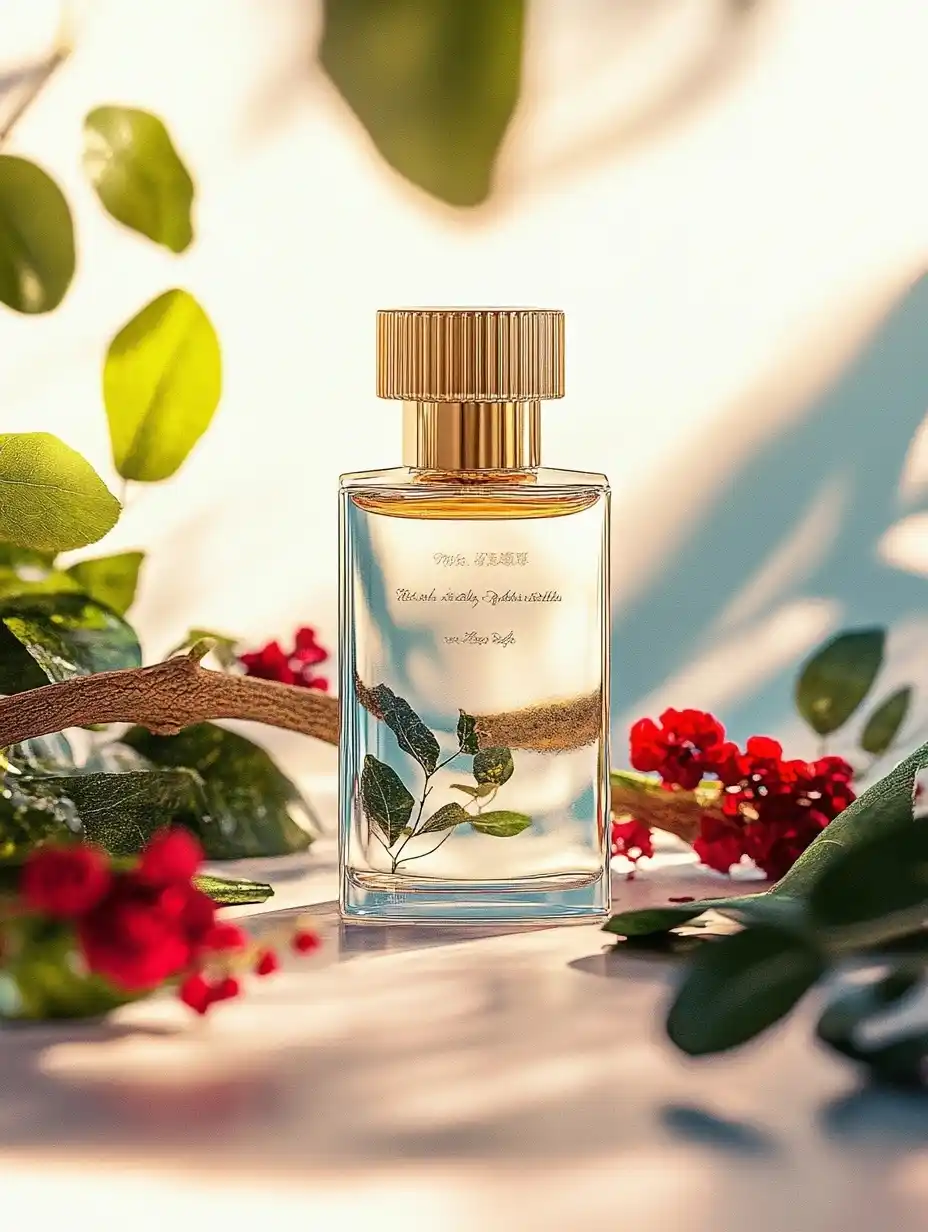 Elegant Perfume with Nature Midjourney提示词