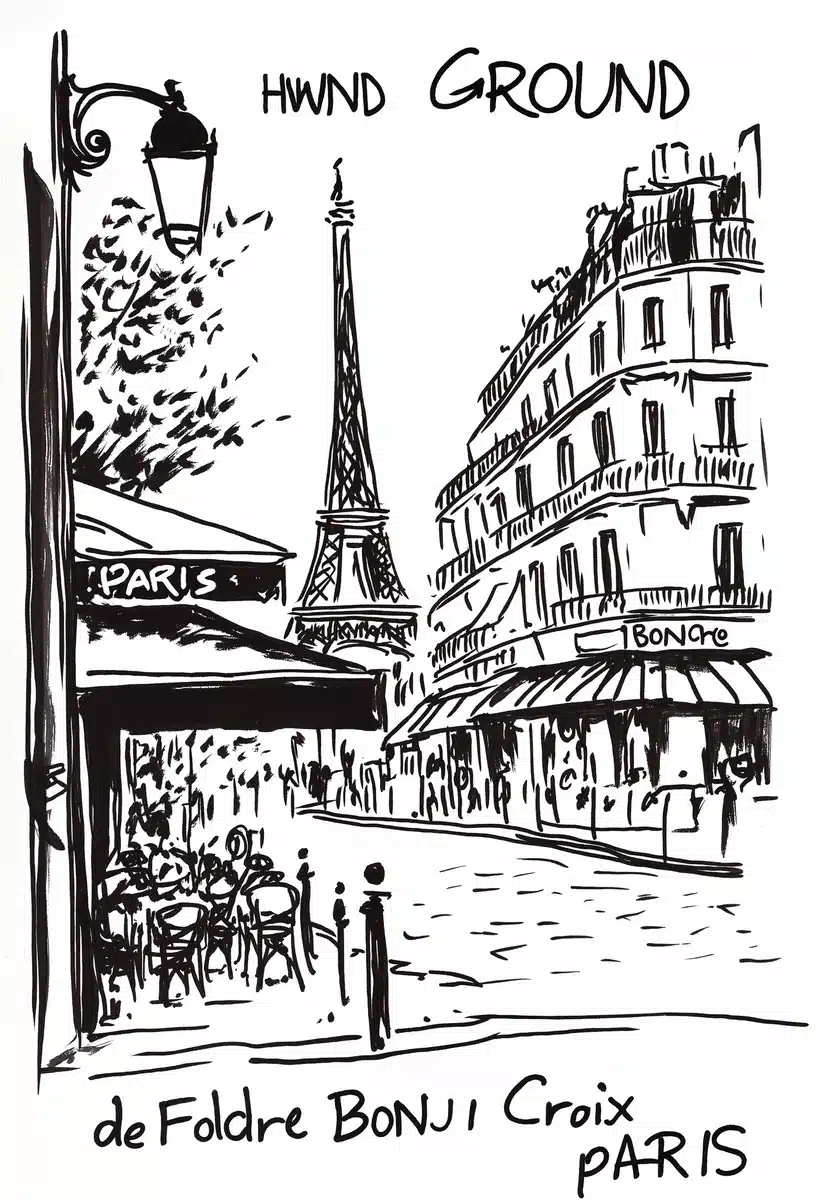 Matisses Caf in Paris Midjourney提示词