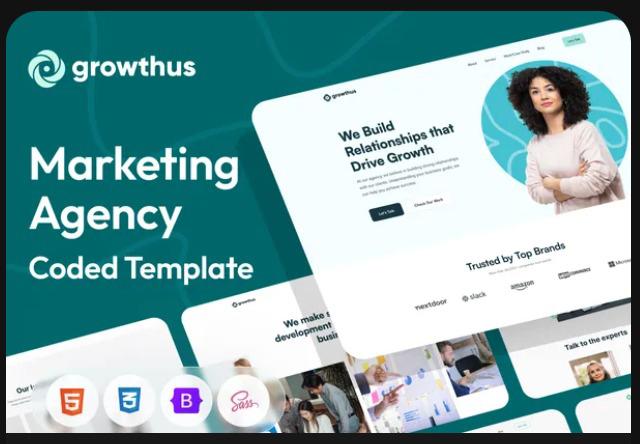 Growthus - Agency Website Template