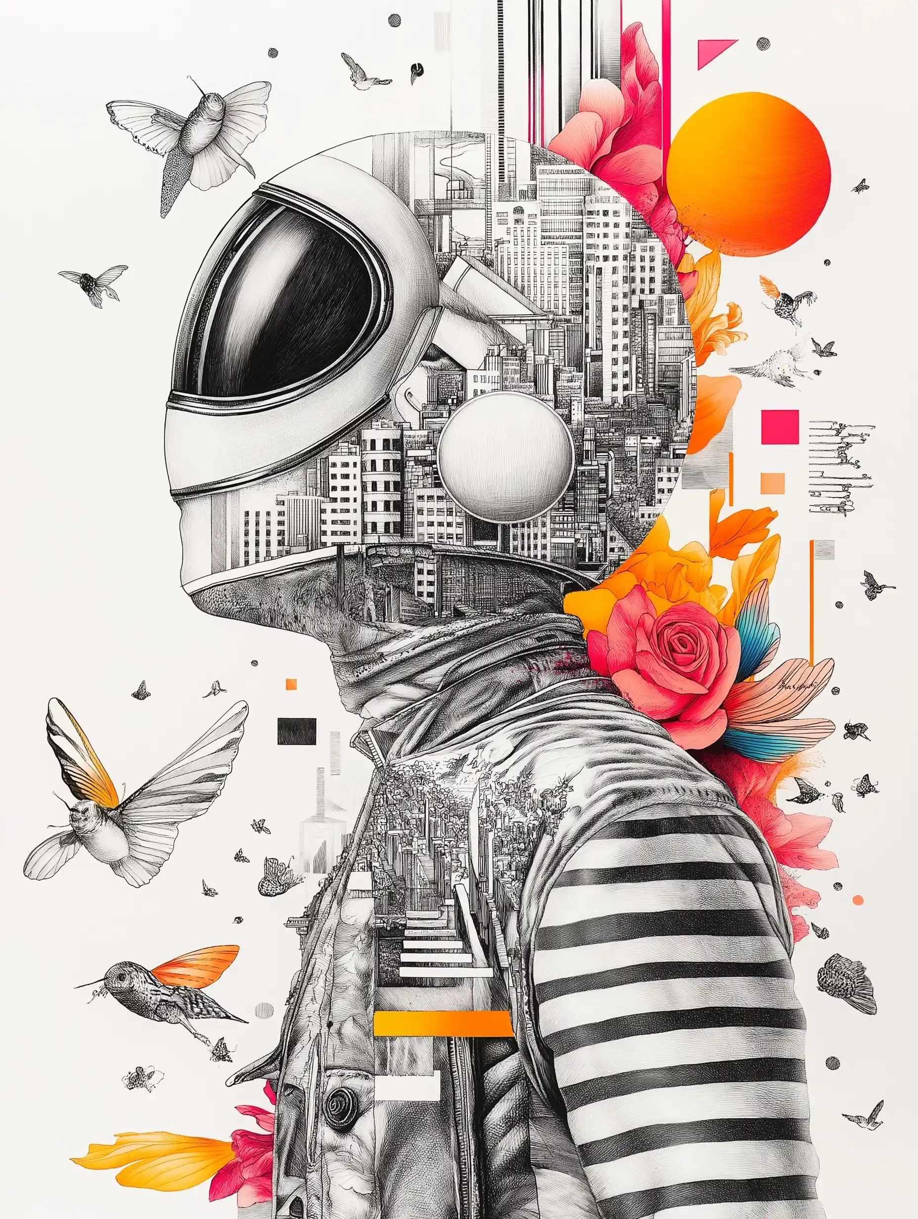 Maximalist Whimsical Freedom Midjourney提示词
