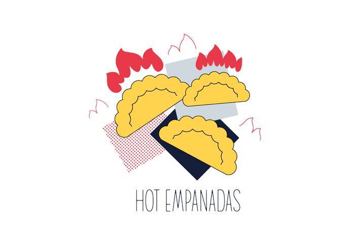 免费的Empanadas矢量