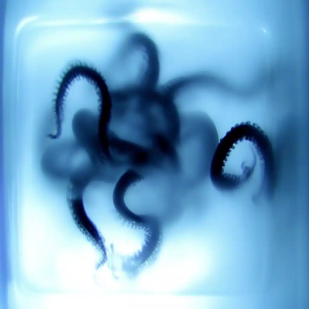 Tentacles Breaking Glass Horror Midjourney提示词