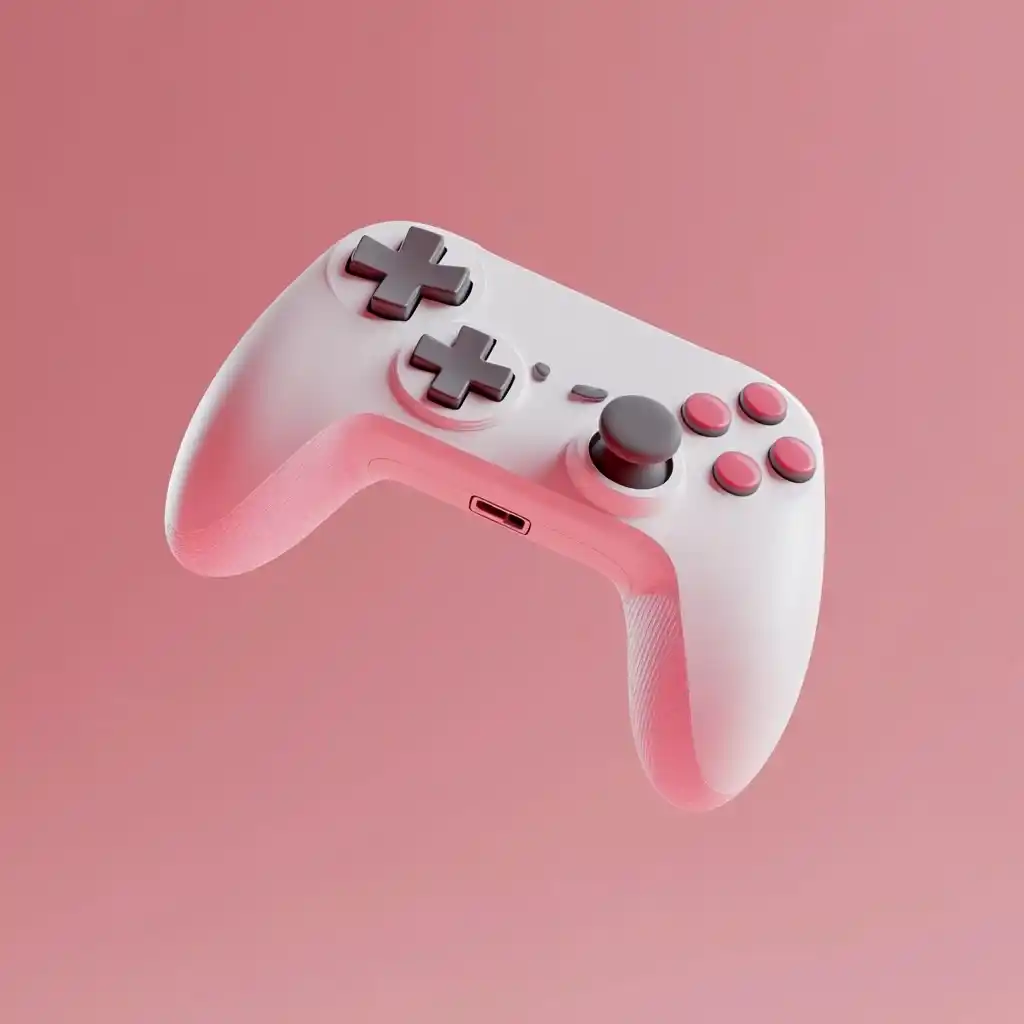 Cartoon Game Controller Render Midjourney提示词