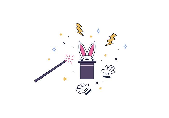 免费魔术表演矢量
