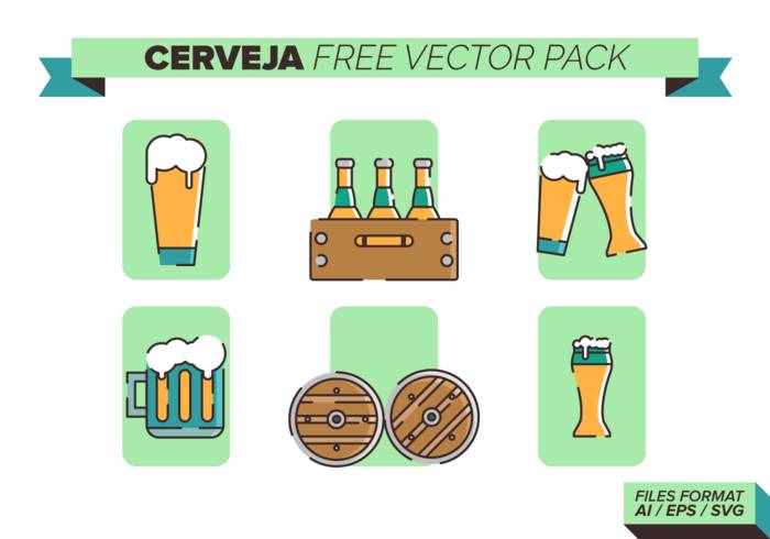 Cerveja免费矢量包